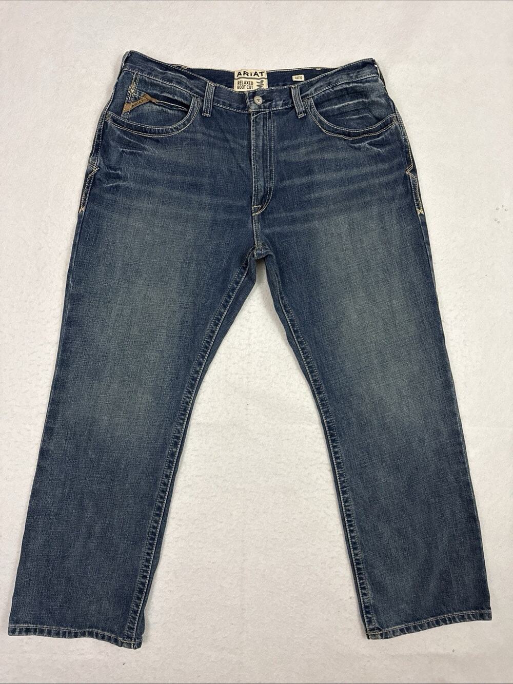 Ariat M4 Boundary Jeans Men’s 40x30 Blue Gulch Relaxed Boot Cut Western